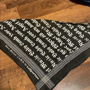 LeSportsac L.A.M.B. Black and White Bandana